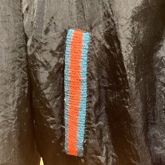 Vintage 90s Crocodile brand bomber jacket great pastel details mens small - Picture 3 of 12